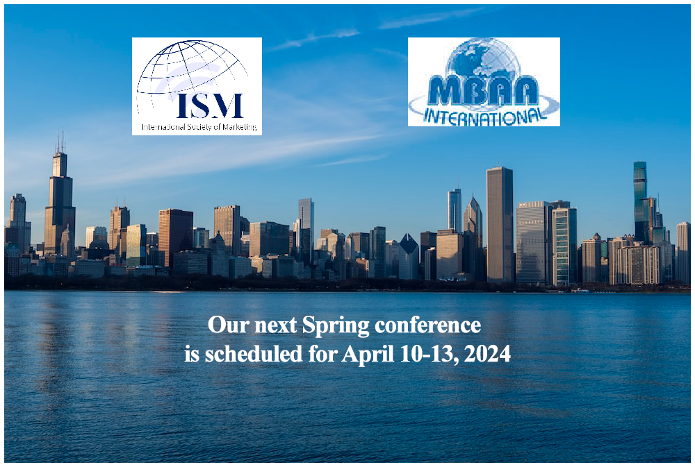 speakers for international society of marketing Spring 2022 conference