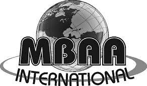 MBAAInternational logo in black and white